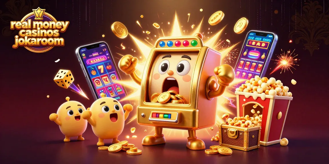 Experience jackpots at real money casinos jokaroom with vibrant cartoon characters and gold coins galore.