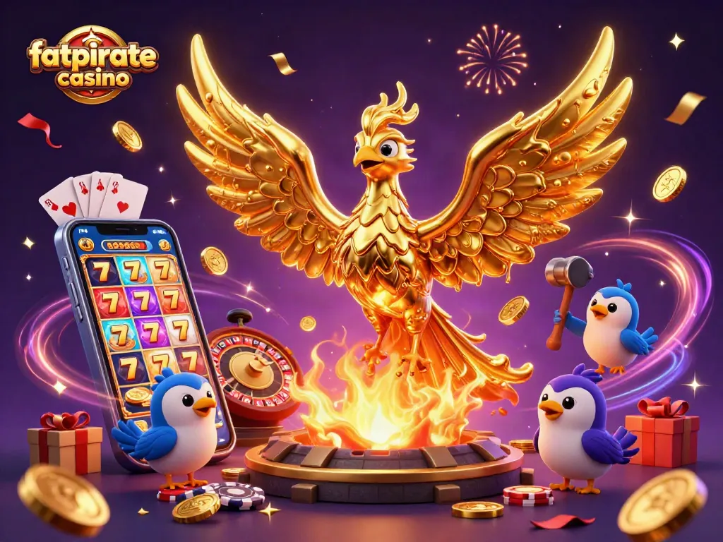 Play vibrant slot games with the golden phoenix at fatpirate casino for exciting wins.